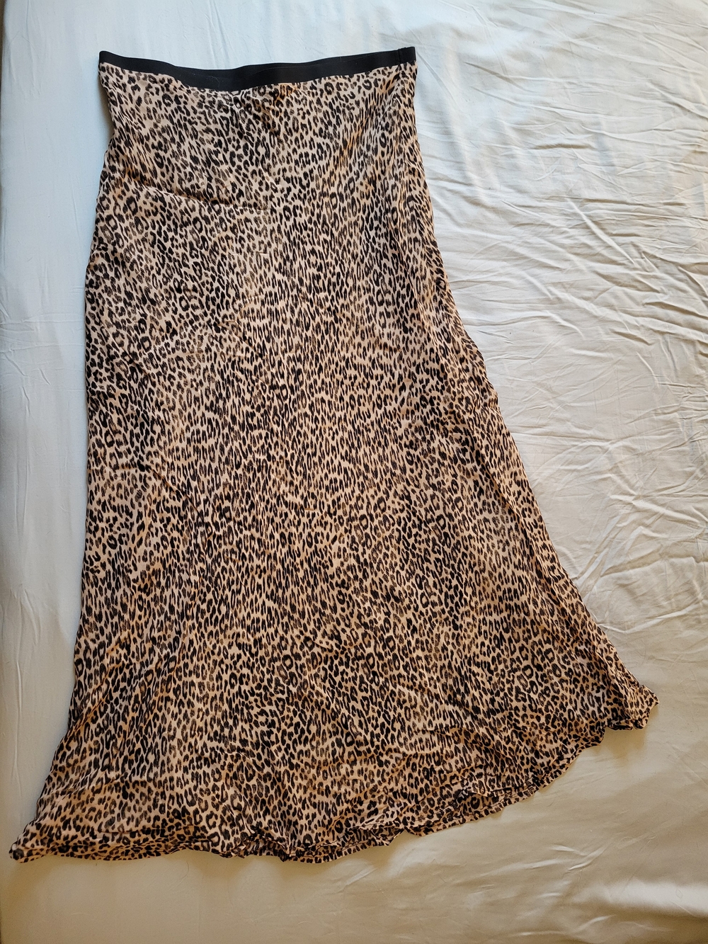 Rachel Zoe Leopard-Print Maxi Skirt in Brown and Black